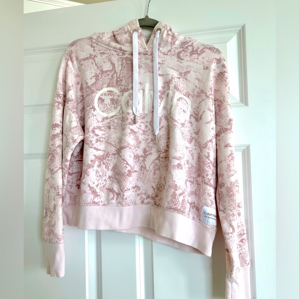Calvin Klein Crop Style Hoodie Size Medium-Like New